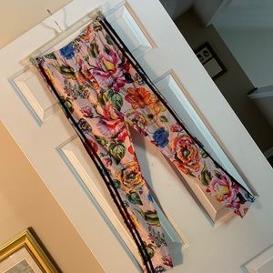 Adidas floral leggings M